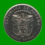 MONEDA DE PANAMA 1/2 BALBOA, CONMEMORATIVA, AÑO 2014, ESTADO NUEVA.-