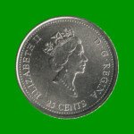 MONEDA DE CANADA 25 CENTAVOS, AÑO 2000, CONMEMORATIVA, SELLOS Y CINTAS, ESTADO NUEVA.- - Imagen 2