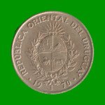MONEDA DE URUGUAY $ 50,00 , AÑO 1970, ESTADO USADA.- - Imagen 2