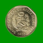 MONEDA DE PERU 20 NUEVOS CENTIMOS, AÑO 2022, ESTADO NUEVA.- - Imagen 2