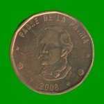 MONEDA DE REPUBLICA DOMINICA 1 PESO, AÑO 2008, ESTADO USADA.- - Imagen 2