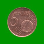MONEDA DE IRLANDA 5 CENTAVOS DE EURO, AÑO 2002, ESTADO USADA.-