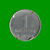 MONEDA DE BRASIL 1 CRUZEIRO, AÑO 1979, ESTADO USADA.-