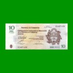 BONO CORRIENTES $10,00, EC 319, SERIE C, ESTADO EXCELENTE+ .-
