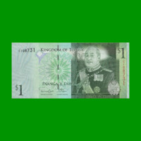 BILLETE DE TONGA 1 PA`ANGA, PICK 37, AÑO (2008) ESTADO SIN CIRCULAR.-