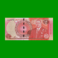 BILLETE DE TONGA 2 PA`ANGA, PICK 44, AÑO (2015) ESTADO SIN CIRCULAR.-