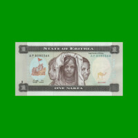 BILLETE DE ERITREA 1 NAFKA, PICK 1, AÑO 1997 ESTADO SIN CIRCULAR.-
