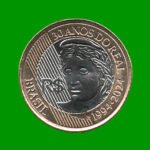 MONEDA DE BRASIL 1 REAL BIMETALICA, CONMEMORATIVA, AÑO 2024, ESTADO NUEVA.- - Imagen 2