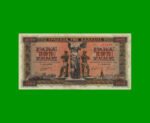 BILLETE DE GRECIA 5000 DRACMAS, PICK 119, AÑO 1942, ESTADO EXCXELENTE .-