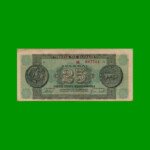 BILLETE DE GRECIA 25 DRACMAS, PICK 130, AÑO 1944, ESTADO MUY BUENO .-