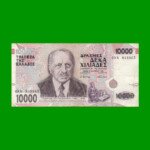 BILLETE DE GRECIA 10.000 DRACMAS, PICK 206, AÑO 1995, ESTADO MUY BUENO+ .-