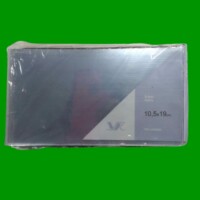 10 SOBRES PROTECTORES DE ACETATO MARCA VK, 10,50cm X 19,00cm PARA BILLETES, NUEVOS.-