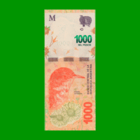 PESOS 3er DISEÑO $1.000,00, COL NEW, SERIE OA, ESTADO SIN CIRCULAR.-