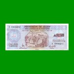BONO DE JUJUY 0,50 AUSTRALES, EC 011, AÑO 1986, ESTADO EXCELENTE.-