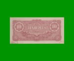 BILLETE DE BURMA 10 RUPIAS, PICK 16, AÑO (1942-1944) ESTADO EXCELENTE+ .- - Imagen 2