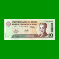 BONO DE LA RIOJA $10,00 SERIE A, EC 363, AÑO 2001, ESTADO SIN CIRCULAR.-