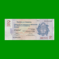 BONO CORRIENTES $2,00, EC 310, SERIE A, ESTADO EXCELENTE.-