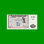 BILLETE DE ARMENIA 10 DRAMS, PICK 33, AÑO 1993, ESTADO SIN CIRCULAR.-