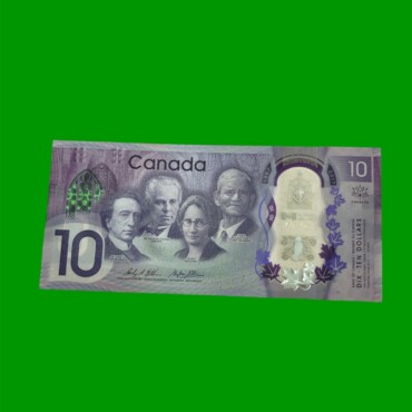 BILLETE DE CANADA 10 DOLARES POLYMERO PICK 112 AÑO 2017, ESTADO SIN CIRCULAR.-