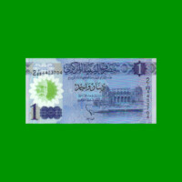 BILLETE DE LIBYA 1 DINAR, POLYMERO, PICK 85, AÑO 2019 ESTADO SIN CIRCULAR.-