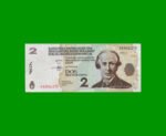 BONO NACIONAL $ 2,00, EC 200, AÑO 2001, ESTADO MUY BUENO.-