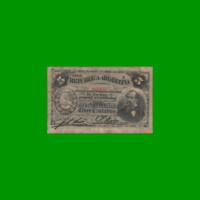 BILLETE FRACCIONARIO 0,05 CTVOS, BOT 1011, AÑO 1891, ESTADO BUENO+.-