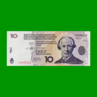 BONO NACIONAL $ 10,00, EC 204, AÑO 2001, ESTADO EXCELENTE+.-