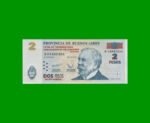 BONO DE BUENOS AIRES $2,00, EC 213, AÑO 2002, ESTADO SIN CIRCULAR.-