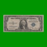 BILLETE DE EEUU 1,00 DOLAR, SELLO AZUL, PICK 416D1, ESTADO BUENO.-