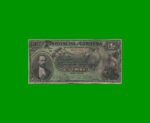 BILLETE PROVINCIA DE CORDOBA $ 1,00, PICK S741, AÑO 1888, ESTADO BUENO.-