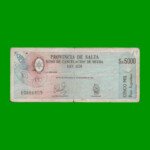 BONO DE SALTA $a5.000,00, EC 006, AÑO 1985, ESTADO BUENO.-