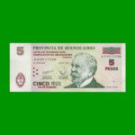 BONO DE BUENOS AIRES $5,00, EC 214, AÑO 2001, ESTADO MUY BUENO+.-