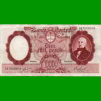 MONEDA NACIONAL $10.000,00, BOT 2197, AÑO 1969, ESTADO EXCELENTE - .-