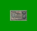 BILLETE FRACCIONARIO 0,10 CTVOS, BOT 1019, AÑO 1891, ESTADO MUY BUENO.-