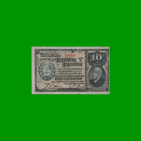 BILLETE FRACCIONARIO 0,10 CTVOS, BOT 1019, AÑO 1891, ESTADO MUY BUENO.-