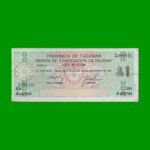 BONO DE TUCUMAN 1,00 AUSTRAL, EC 098, AÑO 1987, ESTADO MUY BUENO- .-