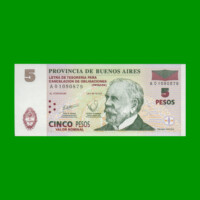 BONO DE BUENOS AIRES $5,00, EC 214, AÑO 2001, ESTADO EXCELENTE+.-