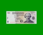 BONO NACIONAL $ 10,00, EC 205 Y MODIFICATORIOS, AÑO 2001, ESTADO EXCELENTE+.-