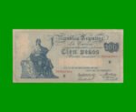 BILLETE CAJA DE CONVERSION $ 100,00, BOT 1686, AÑO 1926, ESTADO MUY BUENO+.-