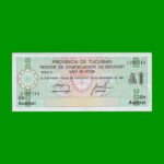 BONO DE TUCUMAN 1,00 AUSTRAL, EC 098, AÑO 1987, ESTADO EXCELENTE.-