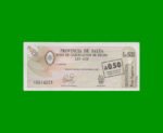 BONO DE SALTA $a500,00, RESELLADO A 0,50CTVOS DE AUSTRALES EC 007, AÑO 1985, ESTADO SIN CIRCULAR.-