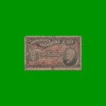 BILLETE FRACCIONARIO 0,10 CTVOS, BOT 1045, AÑO 1895, ESTADO BUENO.-