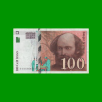 BILLETE DE FRANCIA 100 FRANCOS, PICK 158, AÑO 1998, ESTADO EXCELENTE- .-