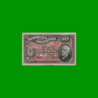 BILLETE FRACCIONARIO 0,10 CTVOS, BOT 1046, AÑO 1895, ESTADO MUY BUENO.-