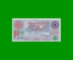 BONO DE LA MUNICIPALIDAD DE FRIAS $5,00, SERIE C, AÑO 1997, ESTADO SIN CIRCULAR.-