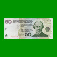 BONO NACIONAL $ 50,00, EC 208, AÑO 2001, ESTADO MUY BUENO+.-