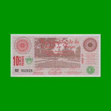 BONO DE LA MUNICIPALIDAD DE FRIAS $10,00, SERIE C, AÑO 1997, ESTADO SIN CIRCULAR.-