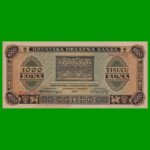 BILLETE DE CROACIA 1.000 KUNA, PICK 12, AÑO 1943, ESTADO EXCELENTE+.-