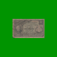 BILLETE FRACCIONARIO 0,10 CTVOS, NC 355b, AÑO 1883, ESTADO REGULAR.-