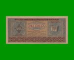 BILLETE DE CROACIA 5.000 KUNA, PICK 13, AÑO 1943, ESTADO SIN CIRULAR.-
